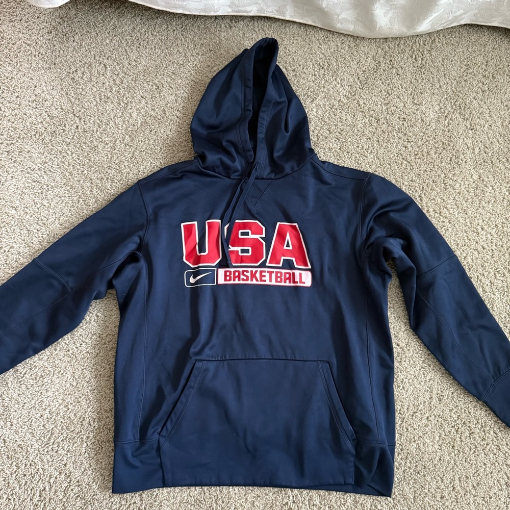 Nike Men's Navy USA Basketball Sweater